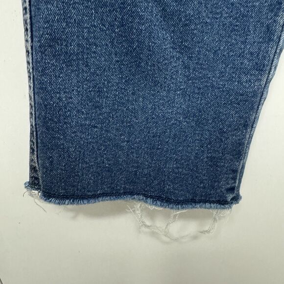 Signature Levi Strauss Heritage High-Rise Distressed Size 10 Fringe Hem - Picture 5 of 9